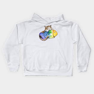 Cat Fangs Kids Hoodie